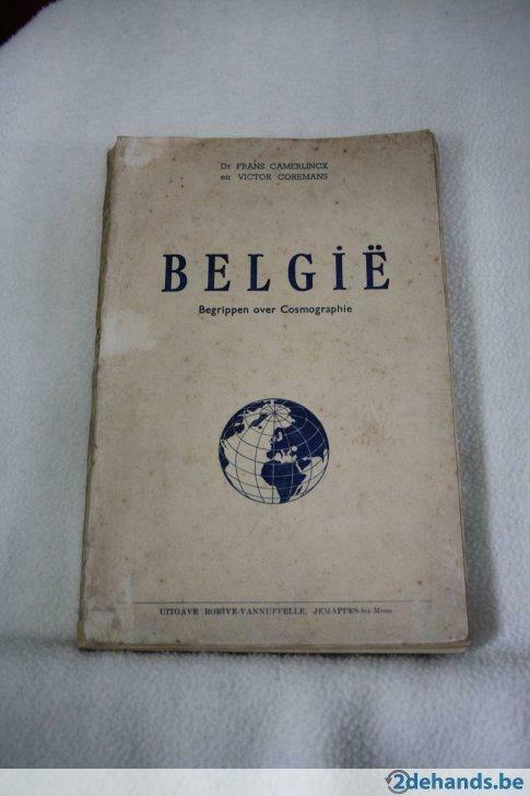 Gesigneerd : België Begrippen over Cosmographie – Dr Frans.., Antiek en Kunst