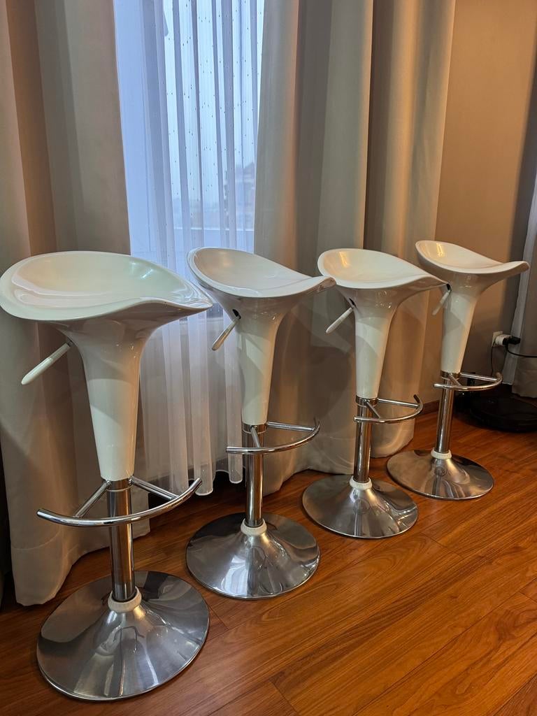 Lots de 4 chaises de bar, Maison & Meubles, Tabourets de bar, Enlèvement, Utilisé, 60 à 90 cm