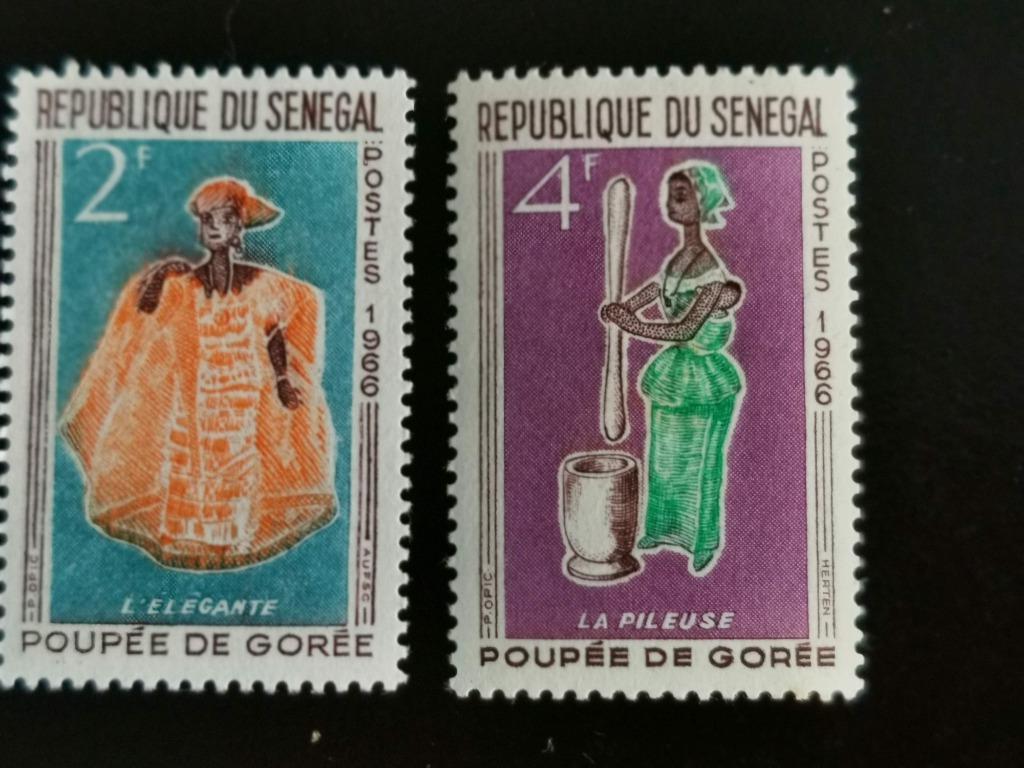 Senegal 1966 - poppen van Gorée, Ophalen of Verzenden, Overige landen, Postfris