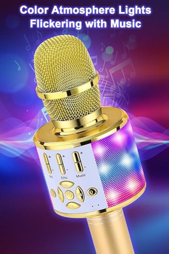 Microphone de karaoké BONAOK Sing LIVRAISON RAPIDE ET GRATUI, -, -, Micro(s), Envoi