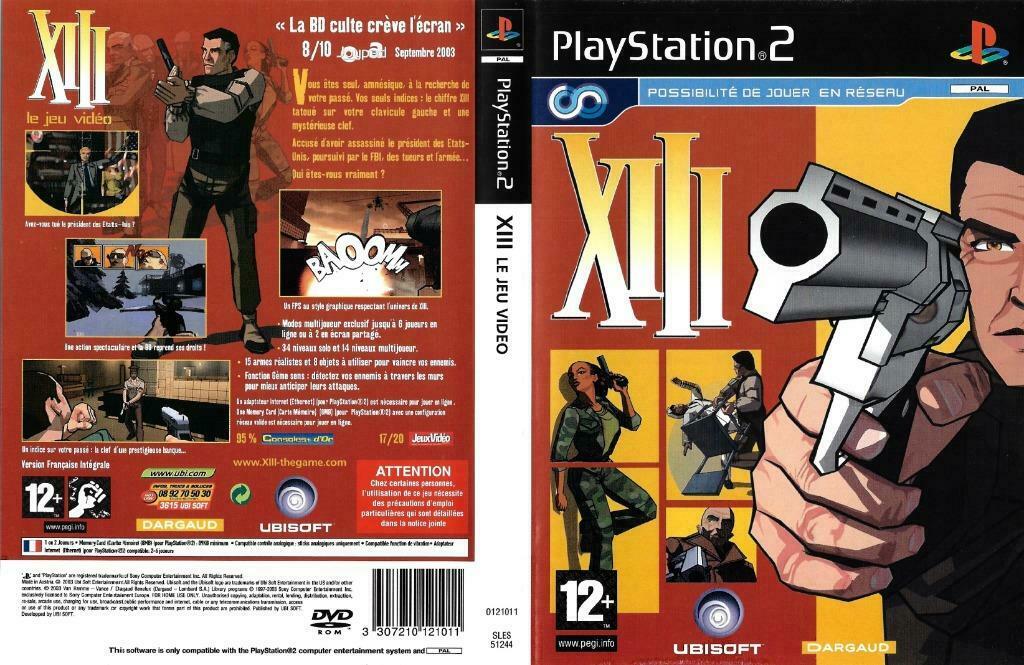 Le jeu XIII sur PS2, Online, Shooter, 2 spelers, Ophalen of Verzenden