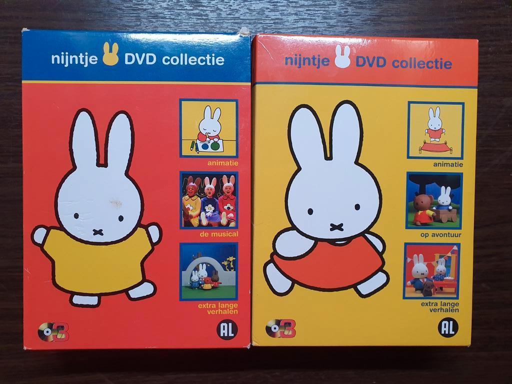 Nijntje 2 DVD-boxen (6 DVD) in goede staat, Cd's en Dvd's, Europees, Gebruikt, Tekenfilm, Alle leeftijden