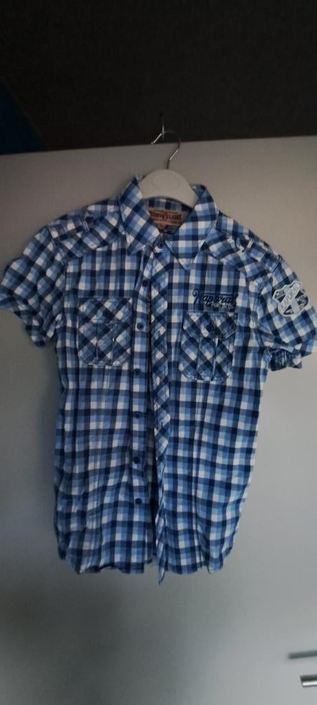 Overhemd blauw Kaporal Clothing, Ophalen of Verzenden, Zo goed als nieuw, Blauw