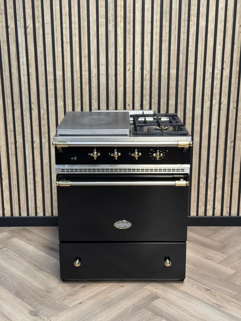 Belle Lacanche noire 70cm Gaz + coup de feu, Electroménager, Cuisinières, Gril, Enlèvement ou Envoi