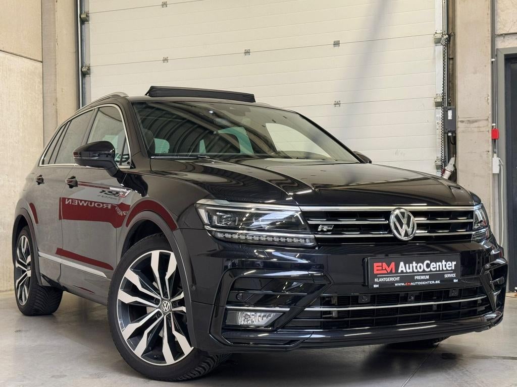 VW Tiguan 2.0 TDI 4M R-Line LED-Pano-360CAM-Memory-CarPlay, Automaat, 4 cilinders, Leder, Bedrijf
