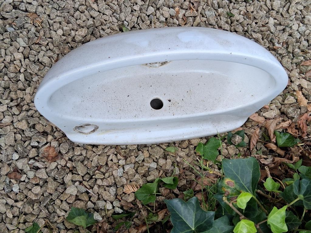 Wasbakje lavabo WC, Doe-het-zelf en Bouw, Sanitair, Ophalen, Gebruikt, Steen