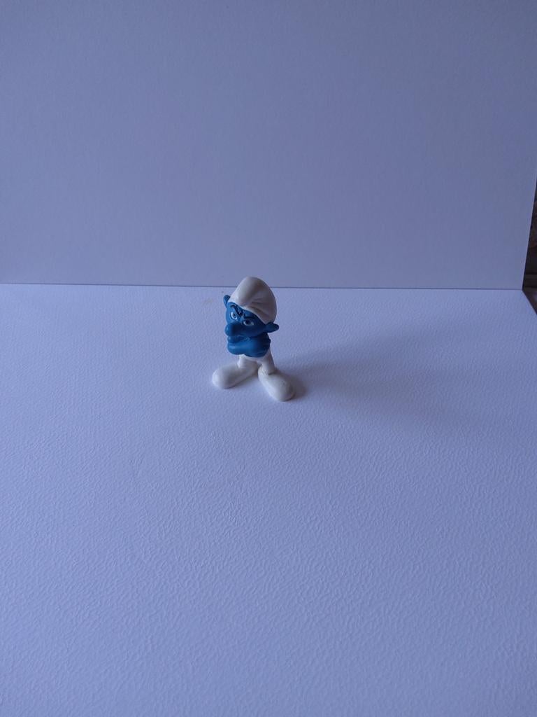 Grognon Smurf 3D-film, Verzamelen, Smurfen, Ophalen of Verzenden, Gebruikt, Moppersmurf, Poppetje, Figuurtje of Knuffel