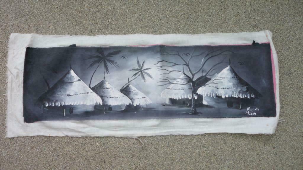 Schilderij op doek - KWAKU NSIAH - Ghana NIEUW !!, Ophalen of Verzenden