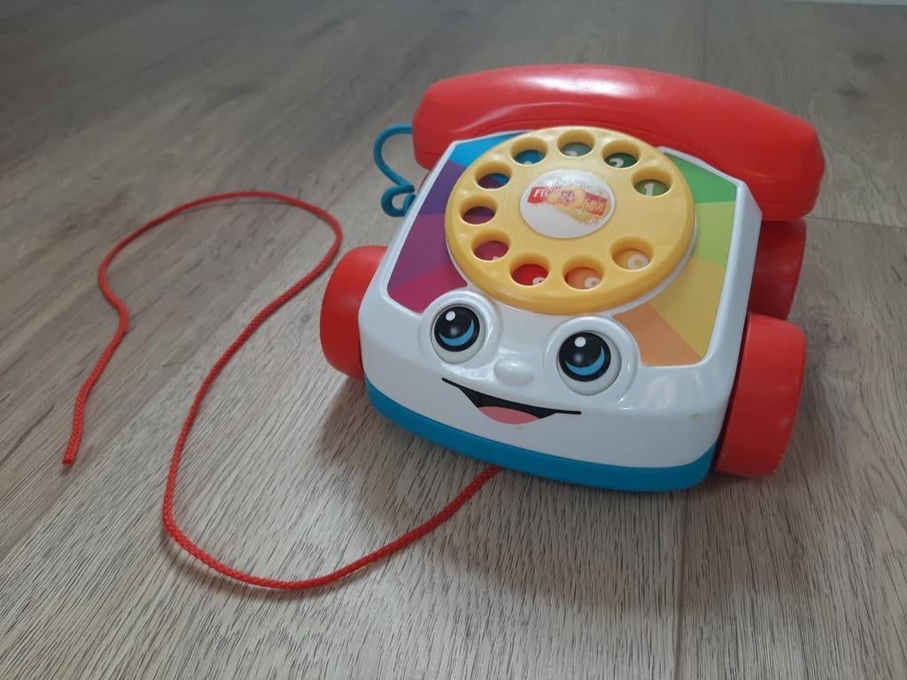 Telefoon Fisher-Price, Ophalen, Gebruikt, Duw- of Trekspeelgoed, Met geluid