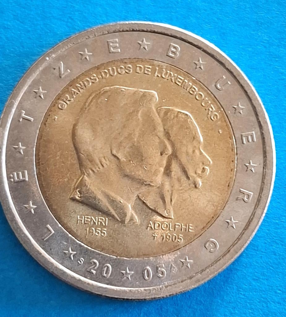 Pièce Luxembourg - 2 euros - 2005, Envoi, Luxembourg, 2 euros, Monnaie en vrac