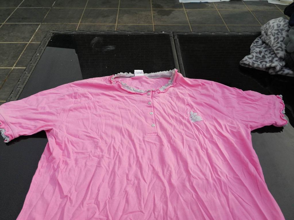 PYJAMA ZOMER ROZE MERK PERLINA  – MAAT XL (eel) – ¾ BROEK –, PERLINA, Ophalen of Verzenden, Gedragen, Maat 46/48 (XL) of groter