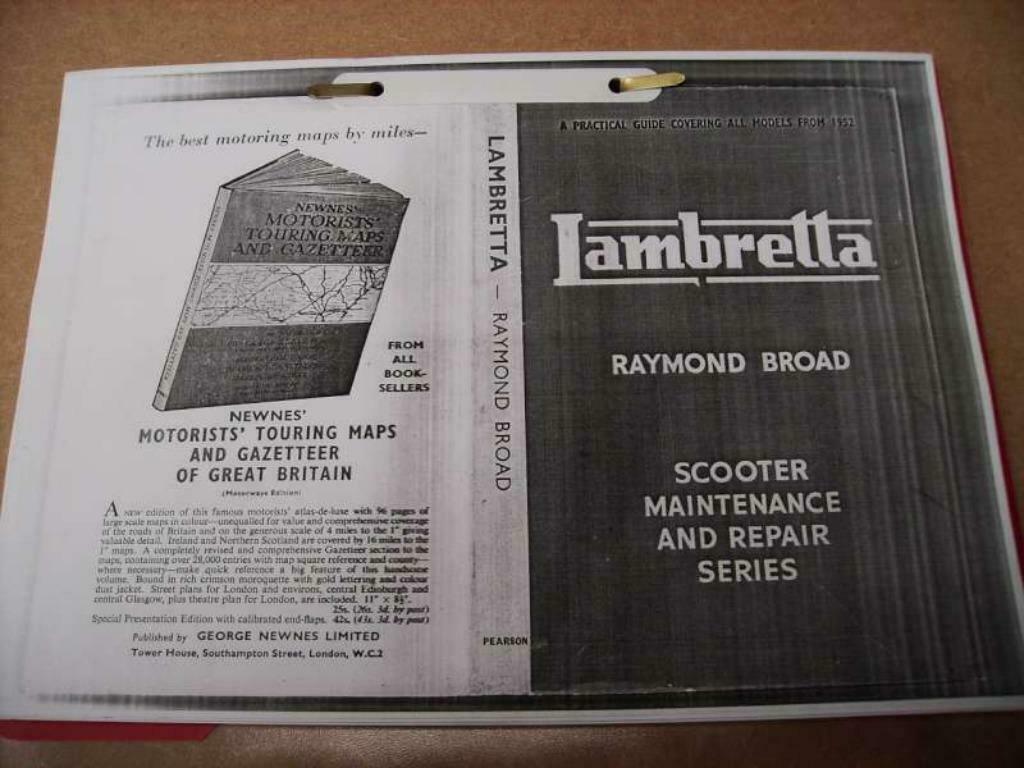 Lambretta scooter boeken, Motoren, Onderdelen | Oldtimers, Nieuw, Ophalen of Verzenden