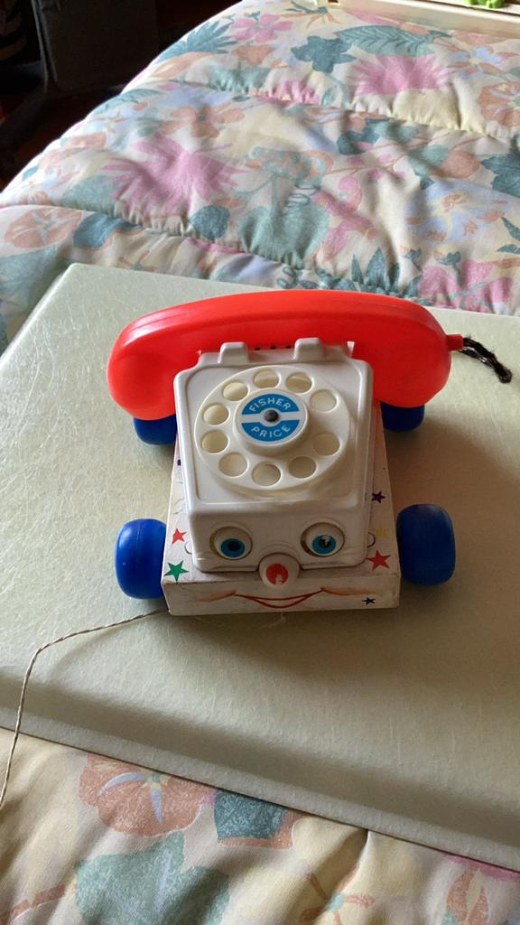 Fisher price telefoon, Kinderen en Baby's, Speelgoed | Fisher-Price, Ophalen of Verzenden, Gebruikt, Duw- of Trekspeelgoed