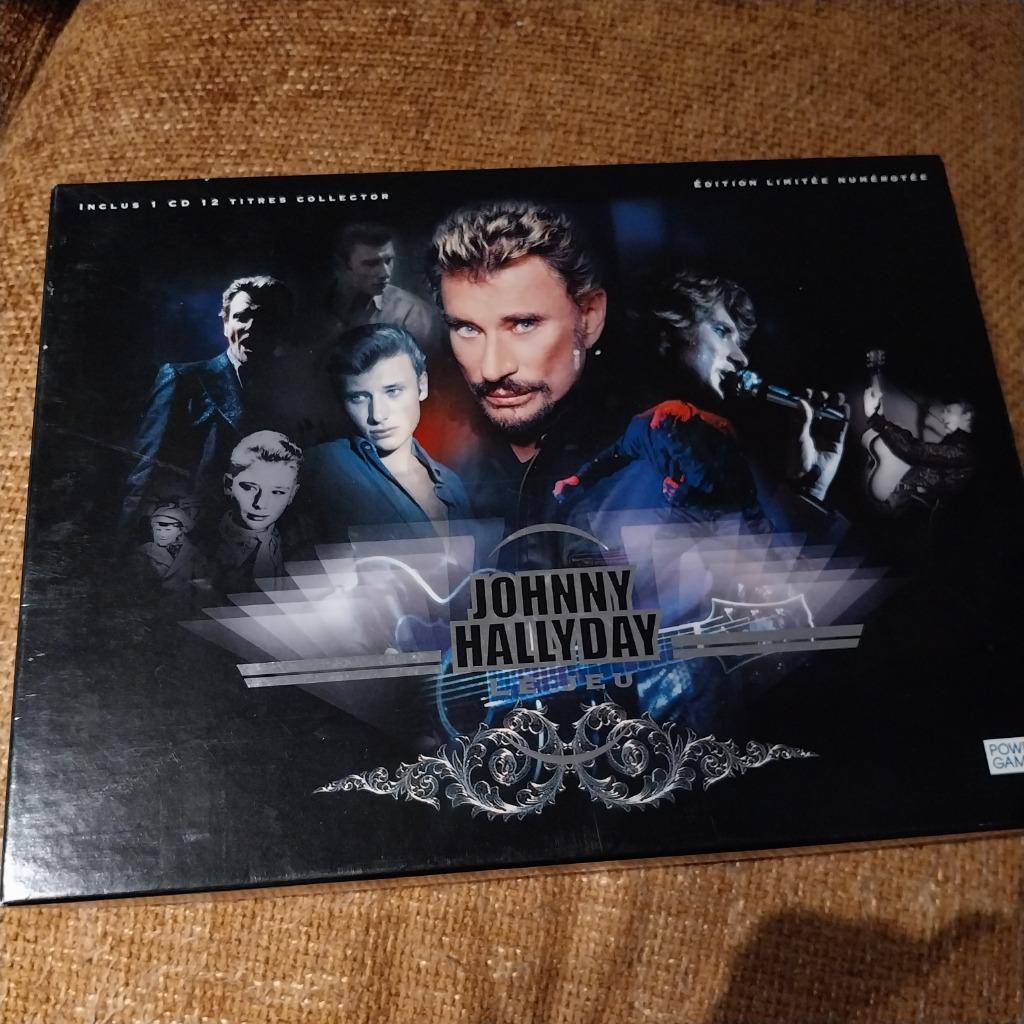 BORDSPELLEN „" JOHNNY HALLYDAY "” + CD 12 NUMMERS COLLECTOR-, Ophalen, Nieuw, Autre