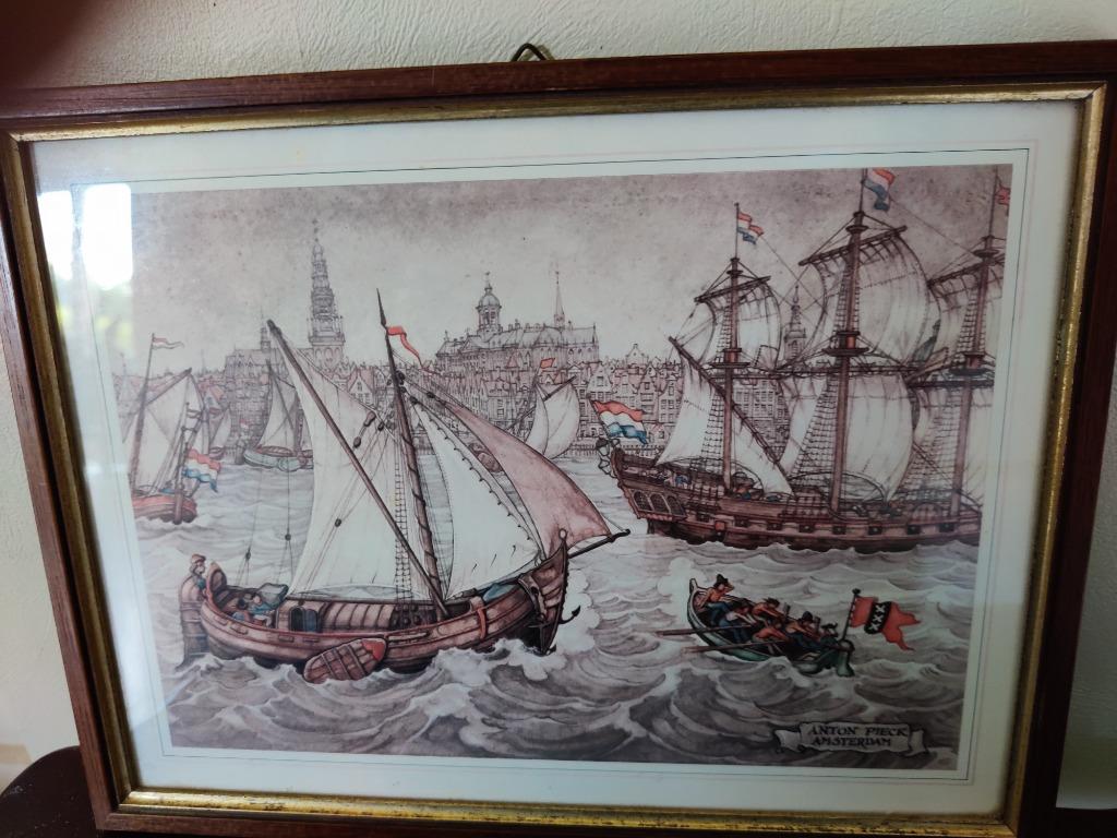 1 ets van Anton Pieck, Antiek en Kunst, Ophalen
