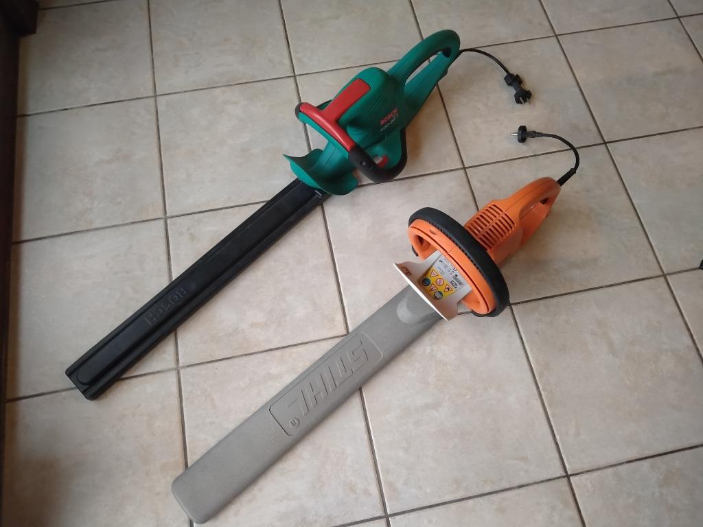 haag scharen, Ophalen, Gebruikt, Elektrisch, Stihl en Bosch