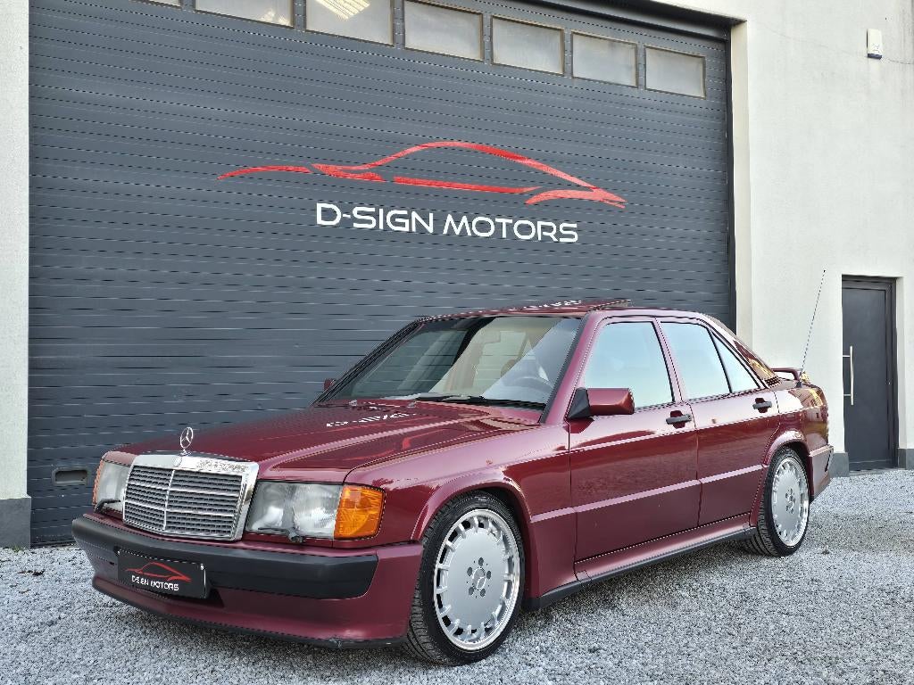 MERCEDES-BENZ 190 E 2.5-16v (204ch) 1989 130.500km !!, Achat, Noir, Berline, Cuir