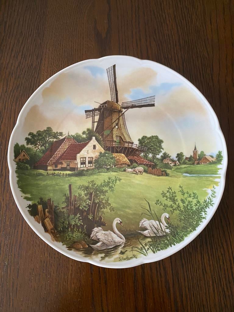 Handgeschilderd Bord, Ophalen of Verzenden