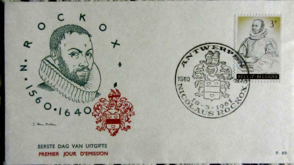 FIRST DAY COVER- SCHILDERIJEN- SCHILDERS- ROCKOX- BELGIË, Enlèvement ou Envoi, Affranchi, Autres thèmes
