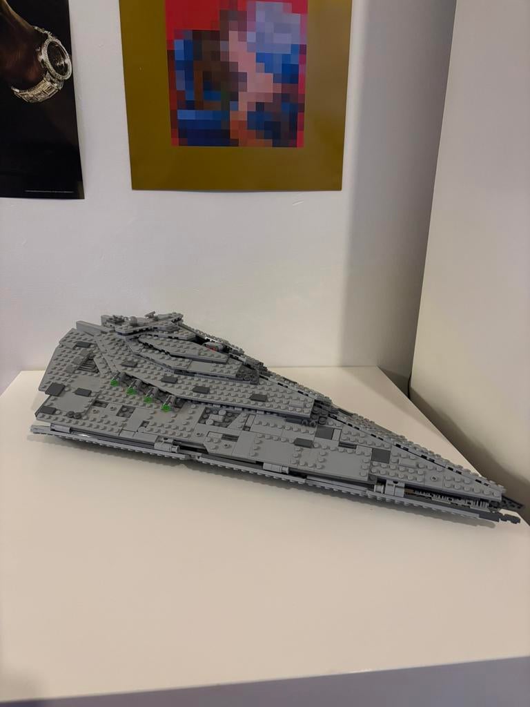 Lego star wars set First Order Star Destroyer, Ophalen of Verzenden, Zo goed als nieuw