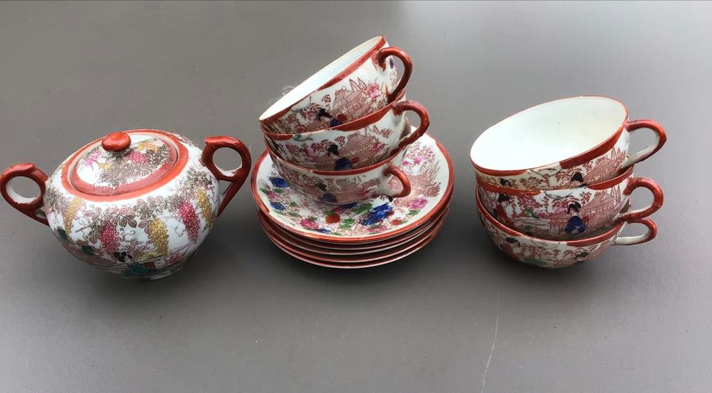 Chinees theeservies, Antiek en Kunst, Ophalen