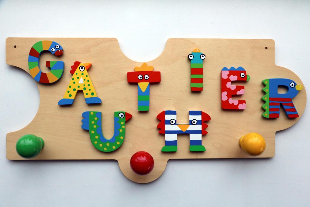 Porte-manteaux mural enfant bois "Gauthier", Enlèvement, Utilisé, Portemanteau