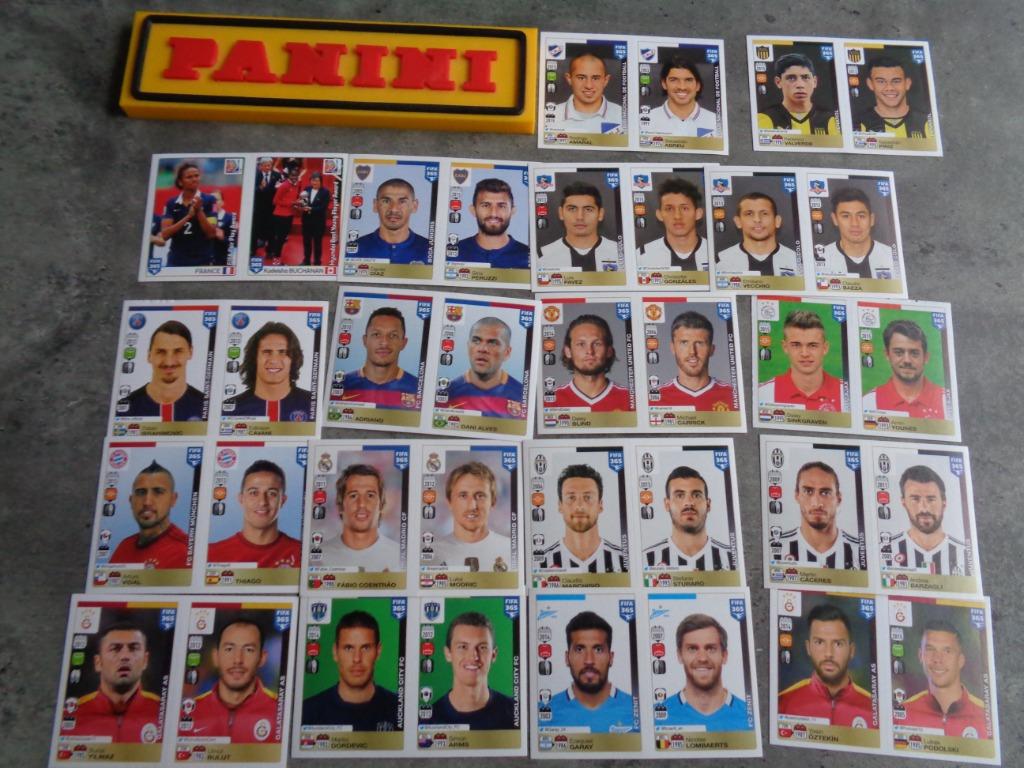PANINI VOETBAL STICKERS NIEUWE STAAT FIFA 365 2015/16 18X  A, Ophalen of Verzenden