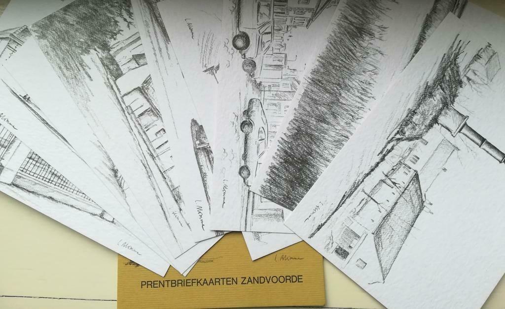 prentkaarten + Zandvoorde in 1978..., Enlèvement ou Envoi, Gravure, Comme neuf, Autres sujets/thèmes