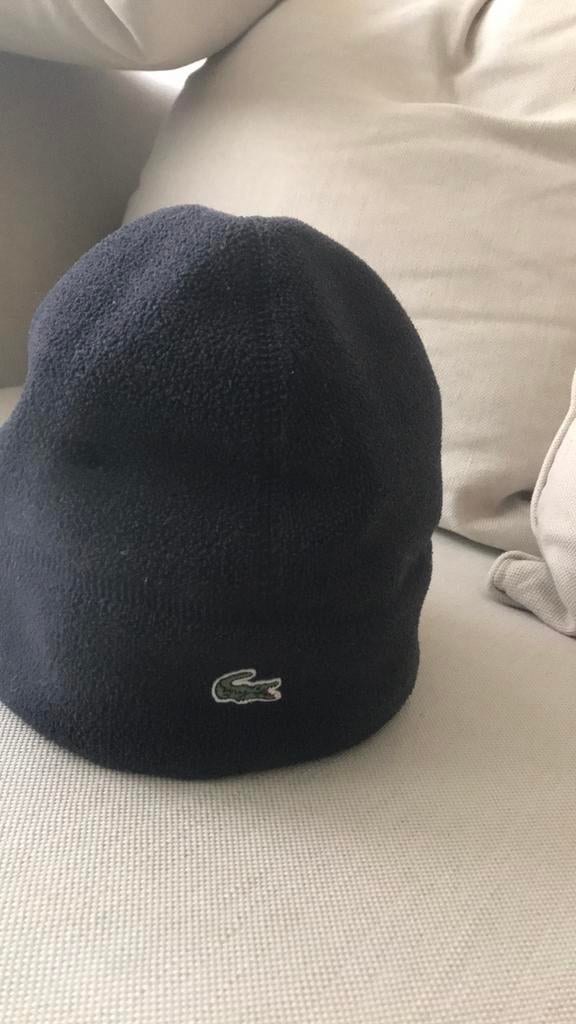 Bonnet Lacoste L noir matière polar, Kleding | Heren, Zo goed als nieuw