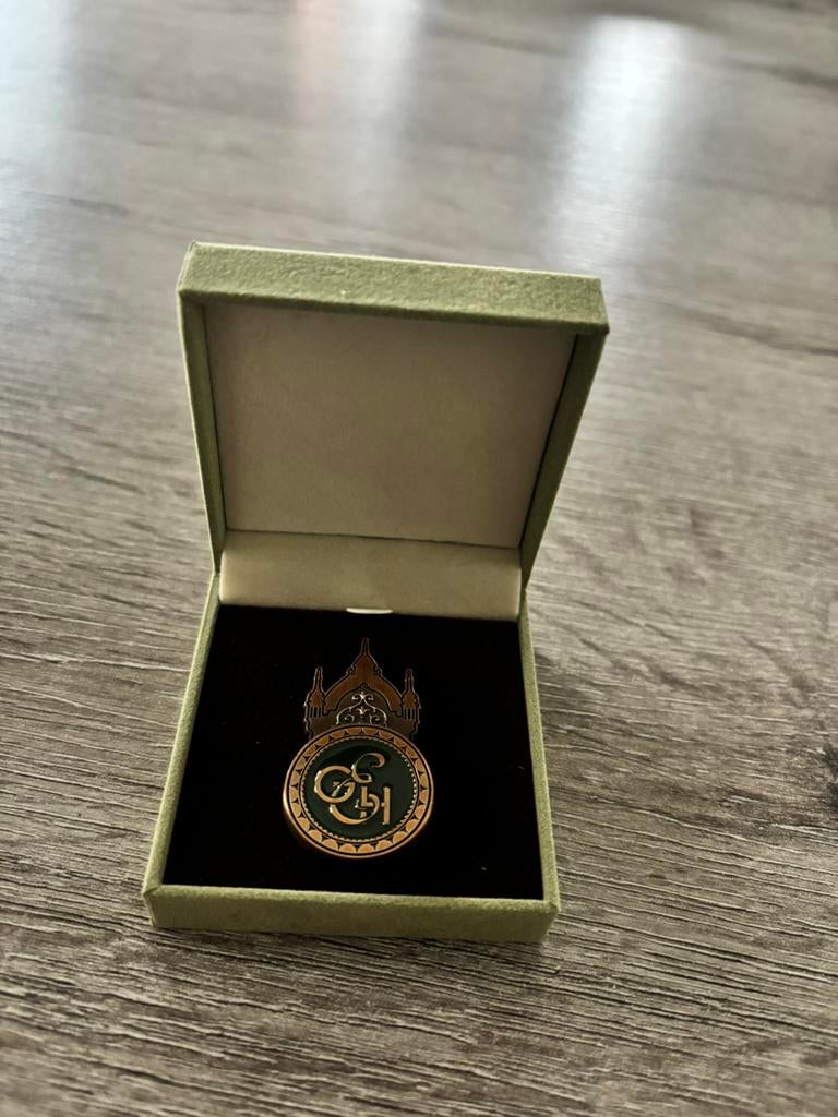 Efteling grand hotel pin, Ophalen