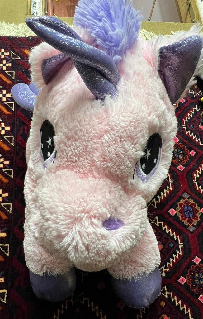 Grote unicorn knuffel, Ophalen of Verzenden, Zo goed als nieuw