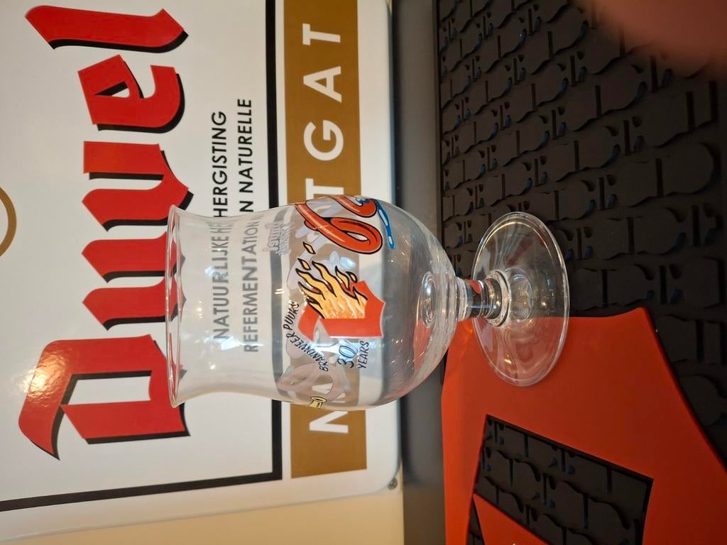 Duvel glas brandweer, Ophalen of Verzenden