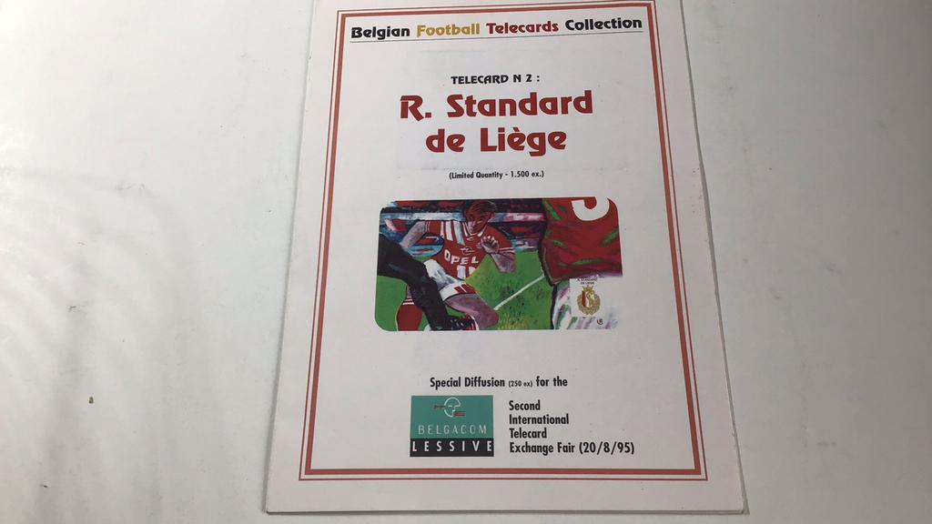 Telecard standard liege(k), Verzamelen, Sportartikelen en Voetbal, Ophalen of Verzenden, Nieuw, Overige typen