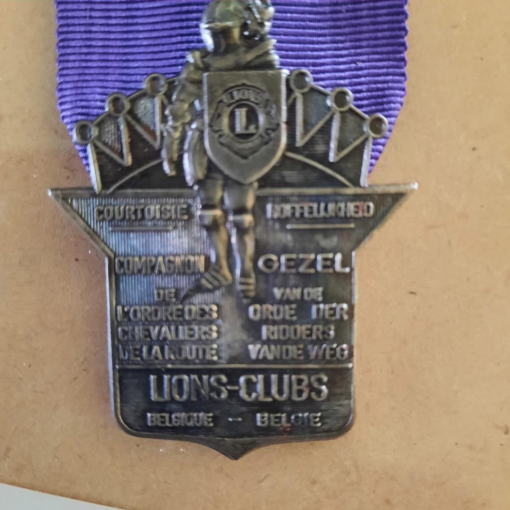 Lions - Clubs België medaille, Ophalen of Verzenden