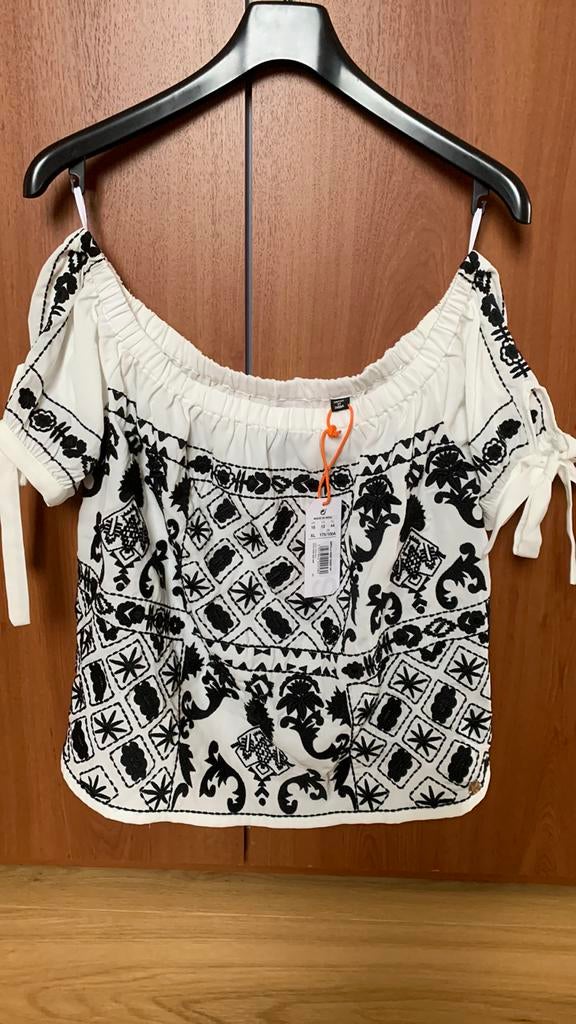 Blouse dames Superdry, maat XL, EU44, nieuw!, Superdry, Wit, Maat 46/48 (XL) of groter, Nieuw