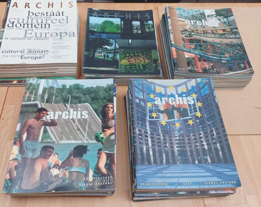 Archis tijdschrift architectuur kunst 1996-2000 5 jaargangen, Boeken, Ophalen of Verzenden