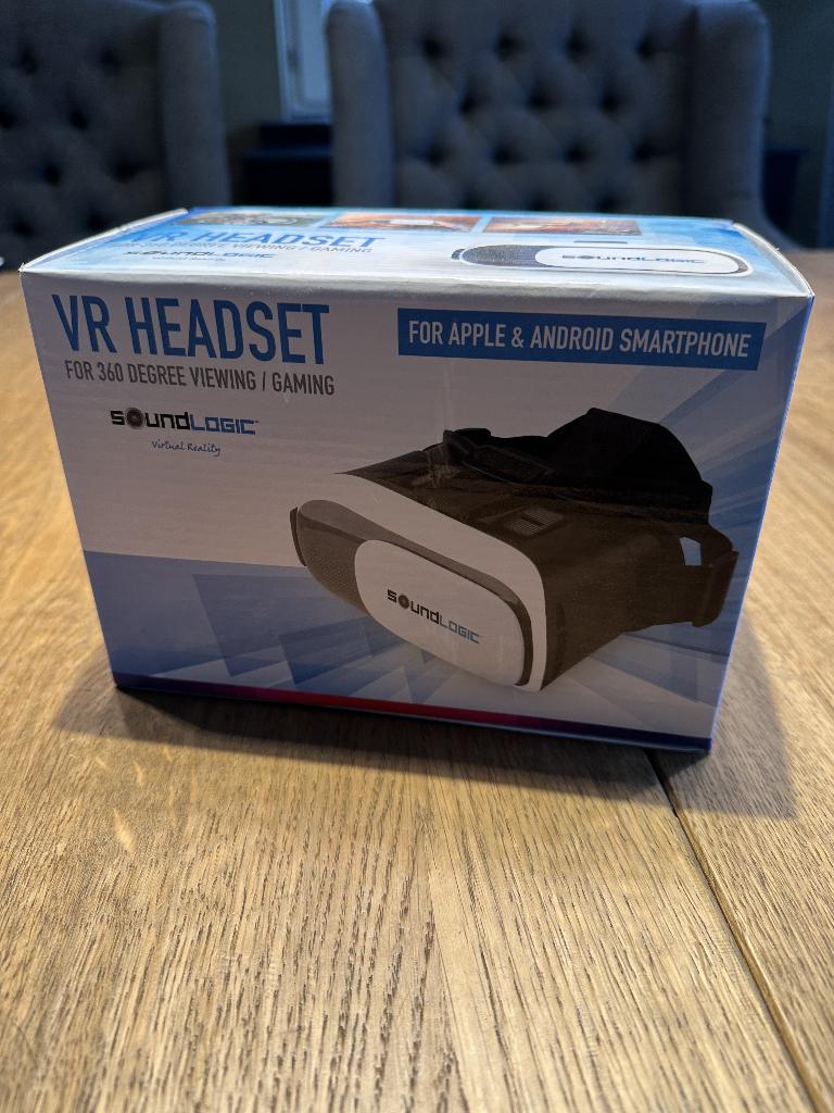 VR Headset Soundlogic (NIEUW) voor 360vieuwing/gaming, Games en Spelcomputers, Virtual Reality, Ophalen, Nieuw, VR-bril, Telefoon