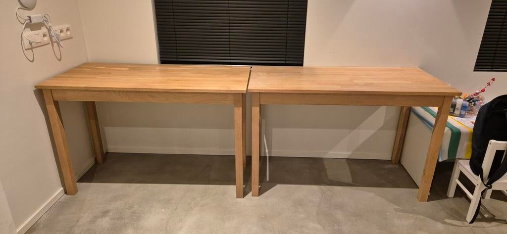 Tables de bureau en bois (1x), Enlèvement