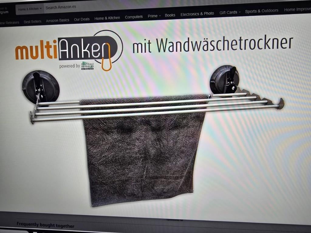 Ventouses Multi Anker pour fixation d'auvent et porte-linge, Entreprise, Auvent