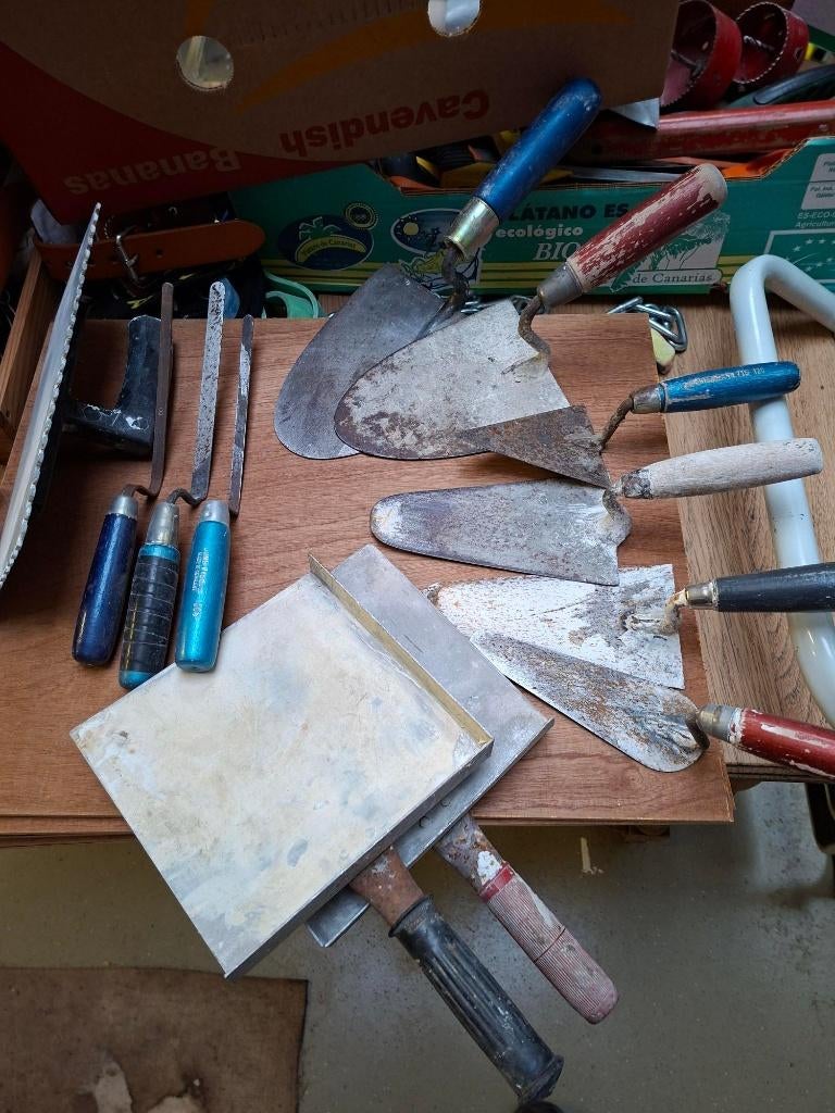 Metselgereedschap, Ophalen, Gebruikt
