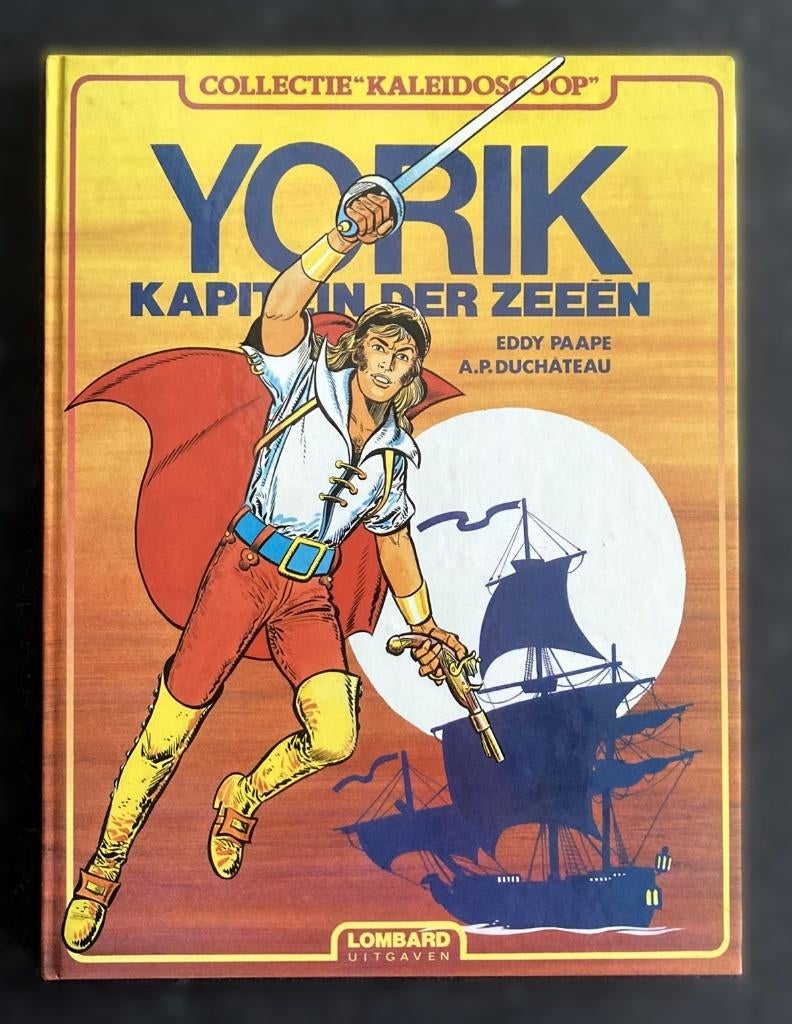 Yorik, kapitein der zeeën - hc - 1982 - Col. "Kaleidoscoop", Eén stripboek, Ophalen of Verzenden