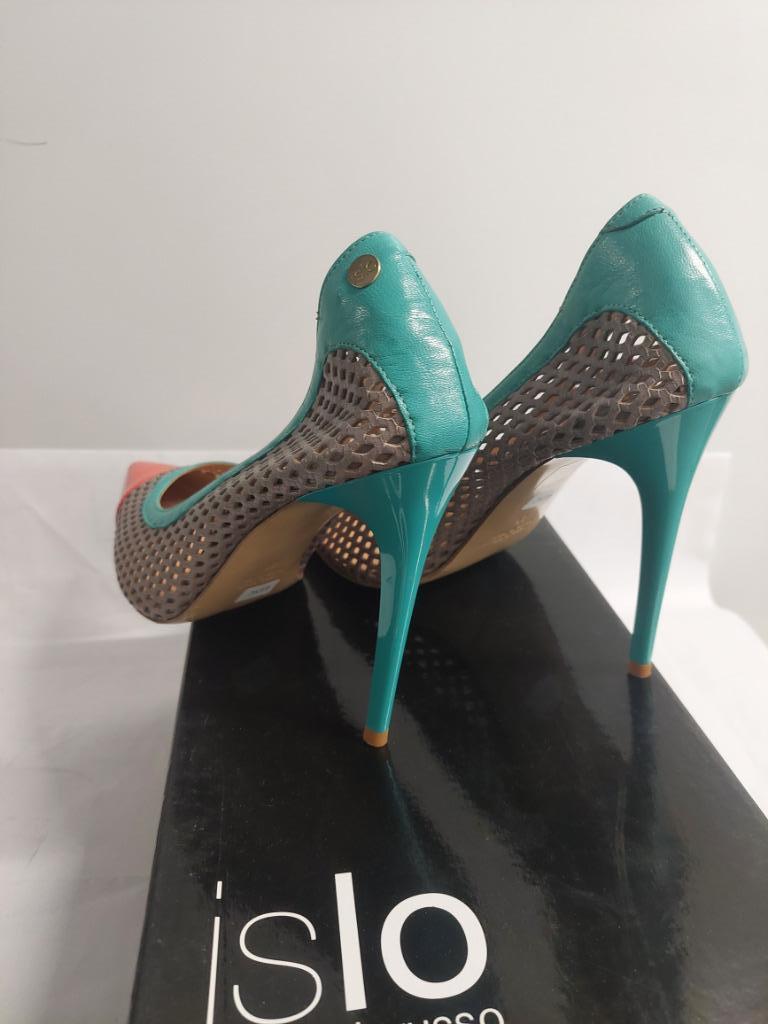 415C* ISLO - sexy driekleurige volledig leren pumps (41), Pumps, Overige kleuren, Verzenden, Nieuw