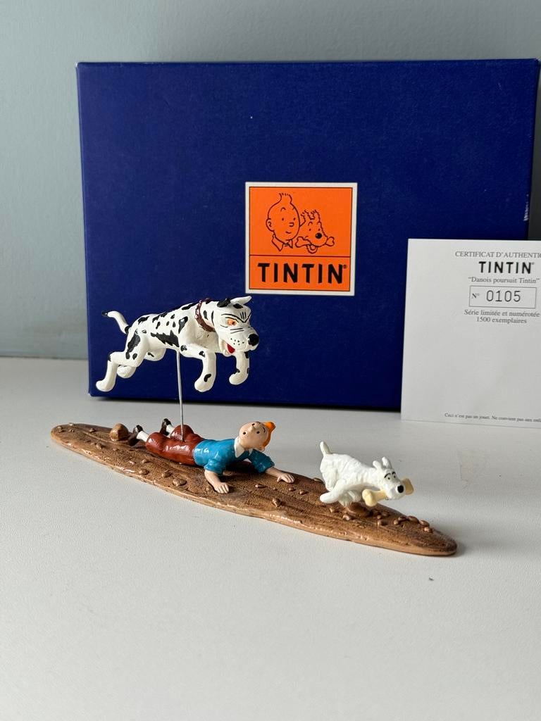 Deens achtervolgt Kuifje - Moulinsart - Pixi, Ophalen of Verzenden, Kuifje