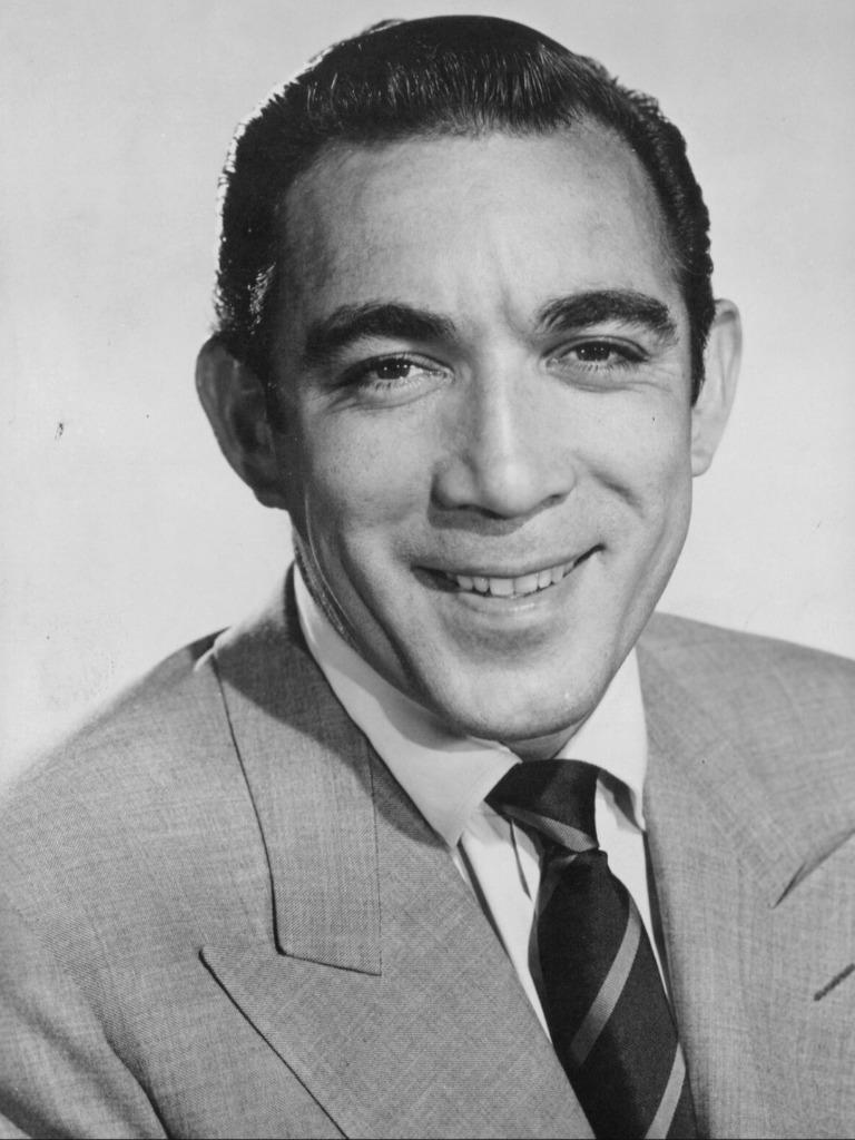 Originele handtekening van ANTHONY QUINN, Ophalen of Verzenden, Gesigneerd