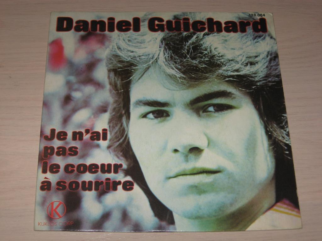 Disque vinyl 45 tours Daniel Guichard Je N'ai Pas Le Coeur, Ophalen of Verzenden, Zo goed als nieuw