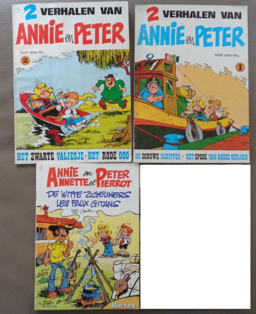 Annie en Peter - de 2 Volk uitgaven + 1 reclame uitgave, Enlèvement ou Envoi