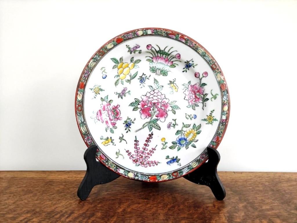 Assiette en porcelaine chinoise, Enlèvement ou Envoi