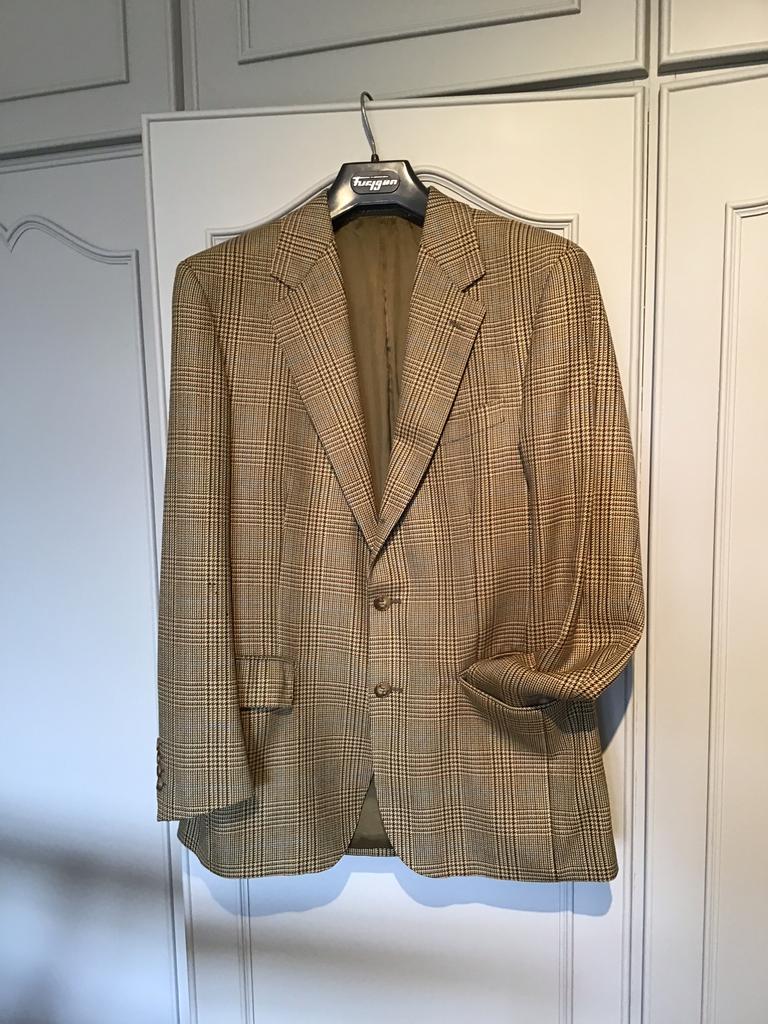 Blazer homme tweed Façonnable, Façonnable, Enlèvement ou Envoi, Brun, Porté