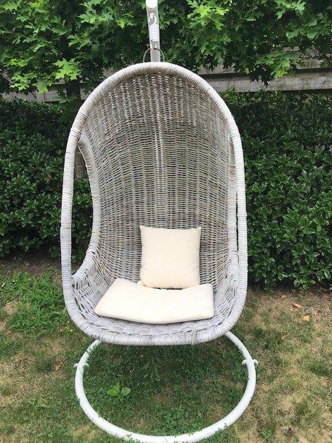 Rieten hangstoel, Ophalen, Gebruikt, Wicker