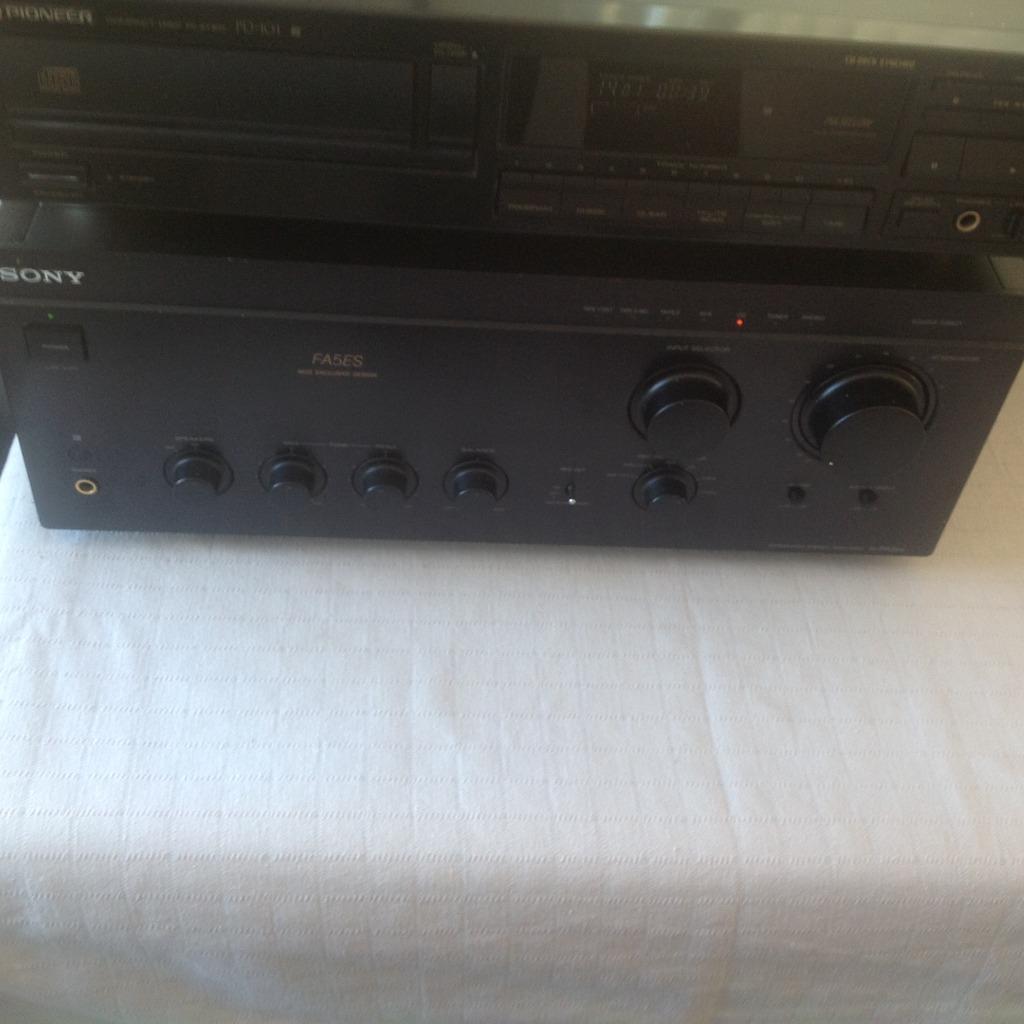 Zware Sony Vintage High End Versterker FA5ES, Ophalen, Gebruikt, 60 tot 120 watt, Sony